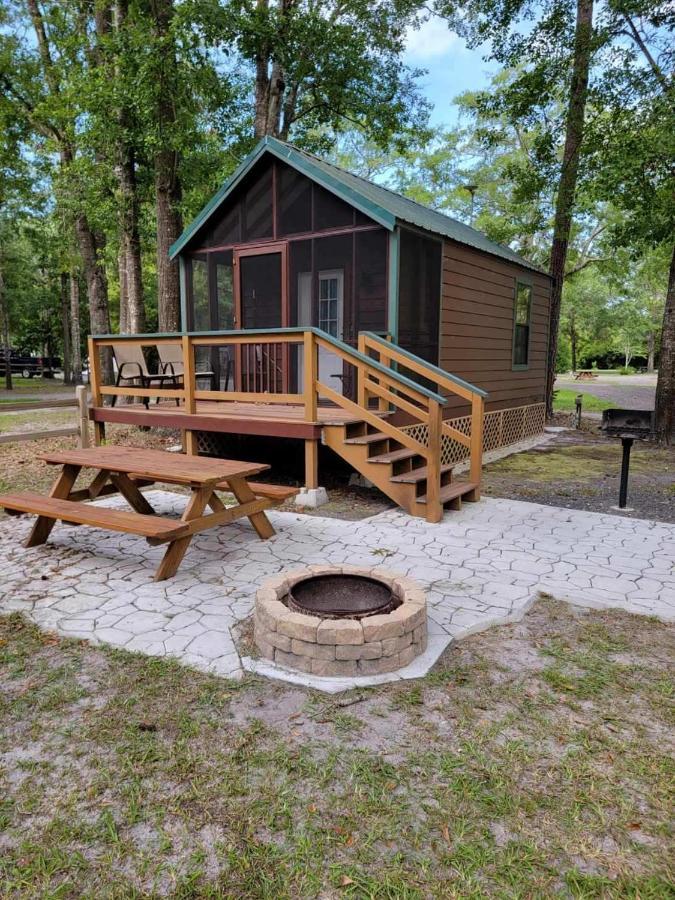 Okefenokee Pastimes Cabins And Campground Stanley Landing Exteriör bild